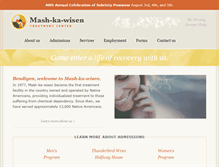 Tablet Screenshot of mashkawisen.com